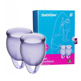 Satisfyer Feel Confident Lilac Menstrual Cup