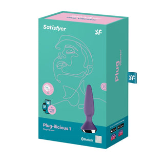Satisfyer Plug Ilicious 1 Vibrator with Bluetooth Violet
