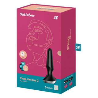 Satisfyer Plug Ilicious 2 Vibrator with Bluetooth Black