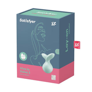 Satisfyer Viva La Vulva 3 Lay-On Vibrator Mint