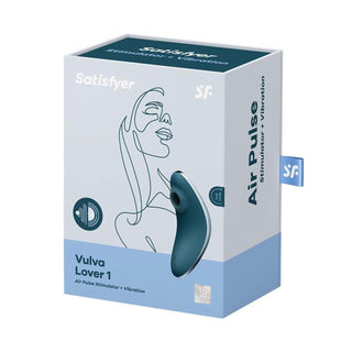 Satisfyer Vulva Lover 1 Blue Aire Vibrator and Stimulator