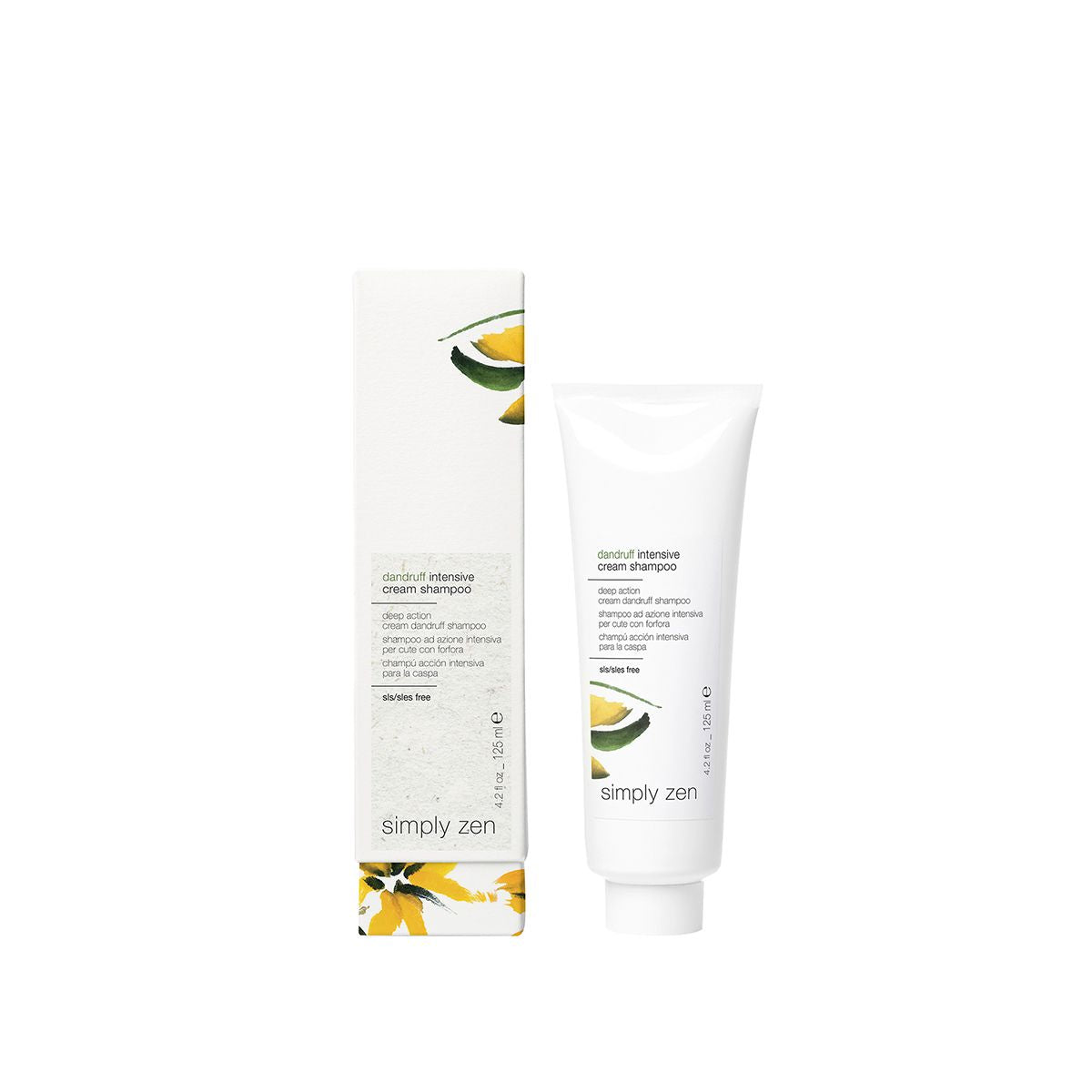 Simply Zen Dandruff Intensive Cream Shampoo - Shampoo Anticaspa em Creme de Ação Intensiva - Mykanto