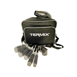 Termix Evolution Basic 5 x Hair Brush + 2 x Hair Diffuser + Professional Dryer