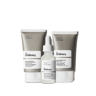 The Ordinary The Daily Set - Squalane Cleansing Gel 50ml + Natural Moisturizing Factors + HA 50ml + Hyaluronic Acid 2% + B5 30ml